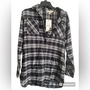 Barbour Thora Long sleeve button down shirt sz 4 NWT